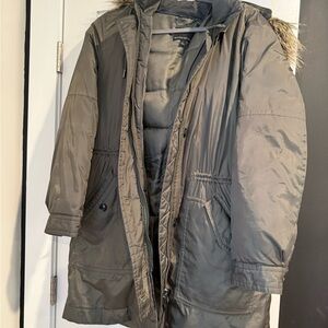 Banana Republic Olive Quilted Jacket